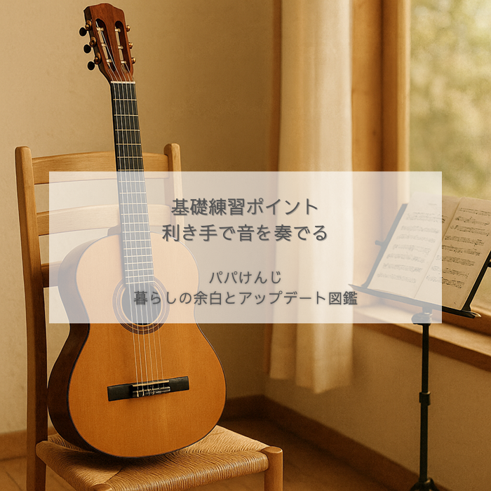 クラシックギターの右手の構えと演奏フォーム｜アポヤンドとアルアイレの基本奏法