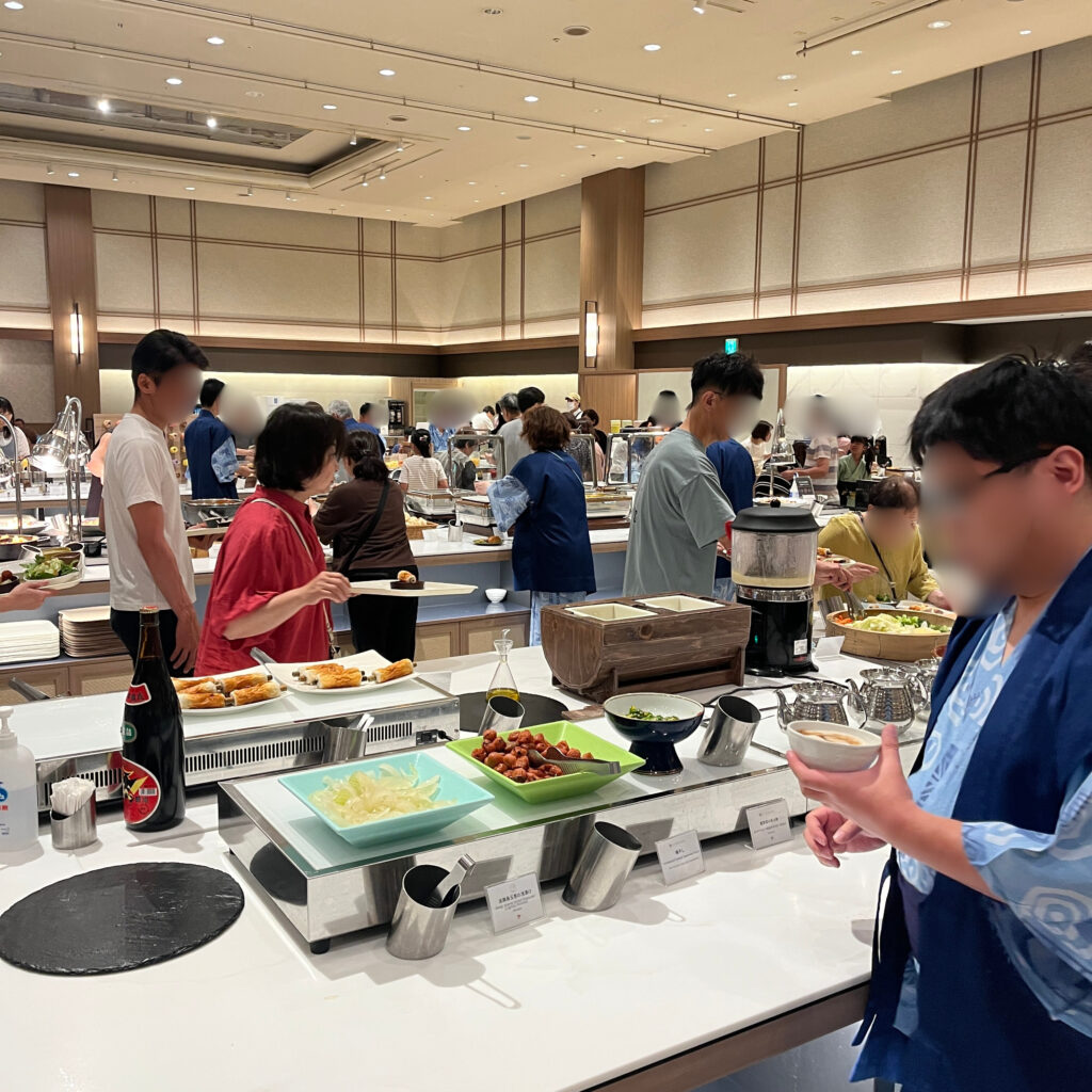 バイキング会場の様子