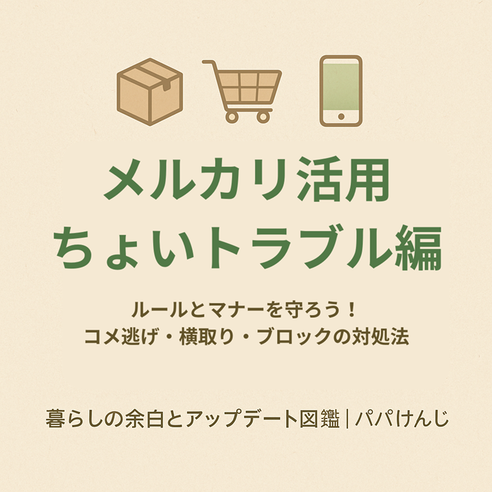 メルカリ　ちょいトラブル編