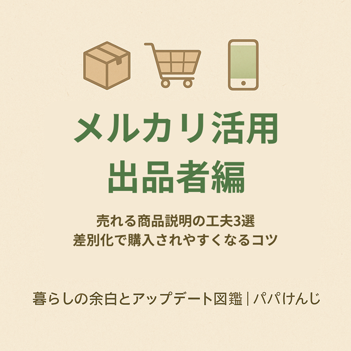 メルカリ　出品者編　差別化