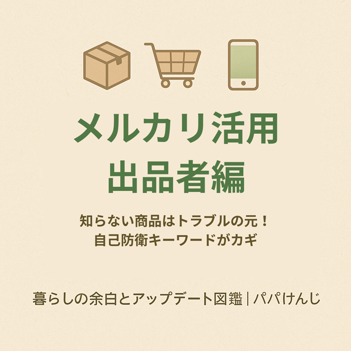 メルカリ　出品者編　詳しくない商品の出品