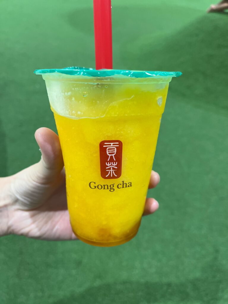 購入した台湾のシャーベットティ