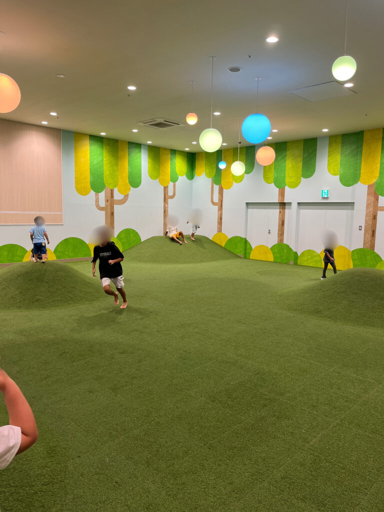 SHIBANIWAを堪能する子供たちの様子