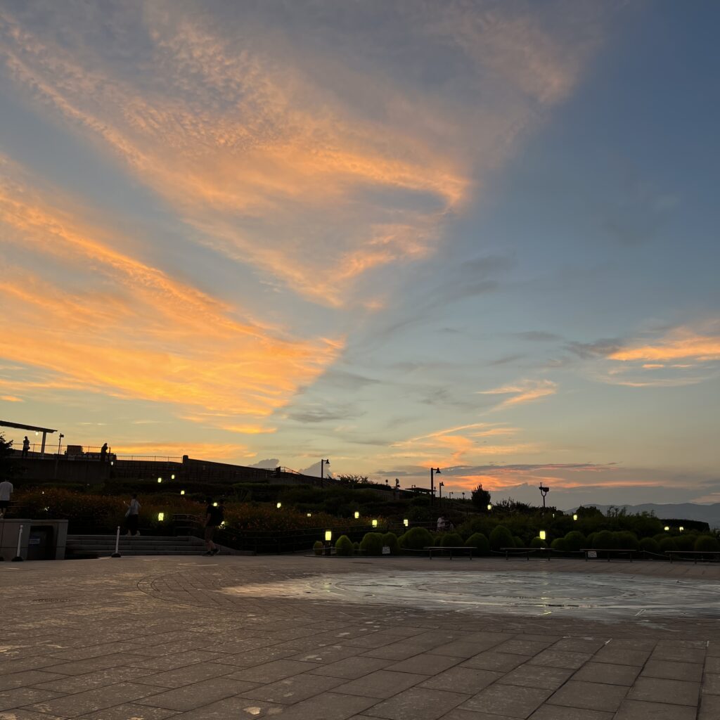 綺麗な夕焼け