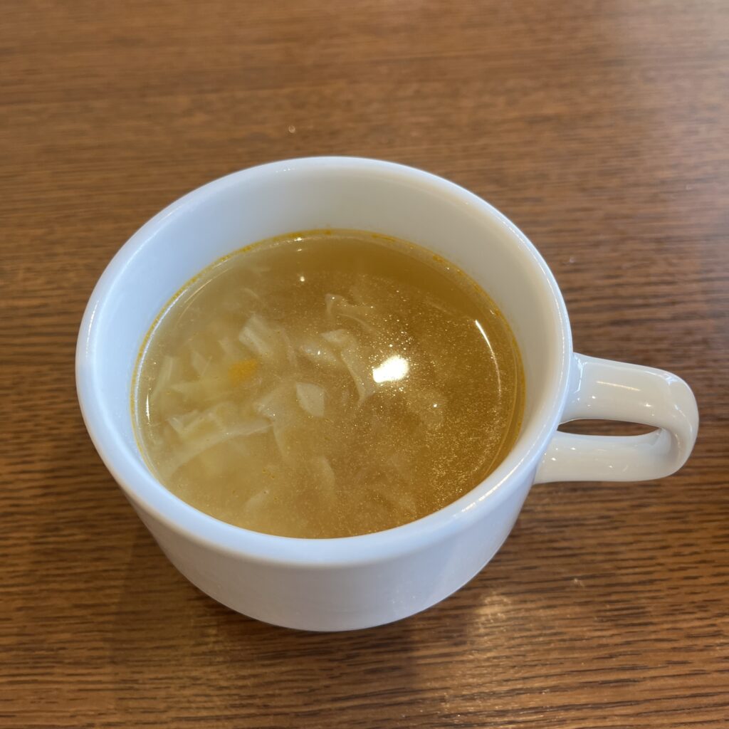 セットで付けたスープ