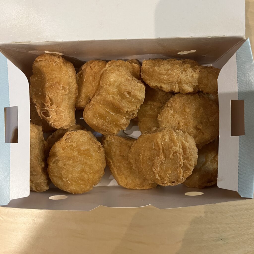 15ピース入っているナゲットたち