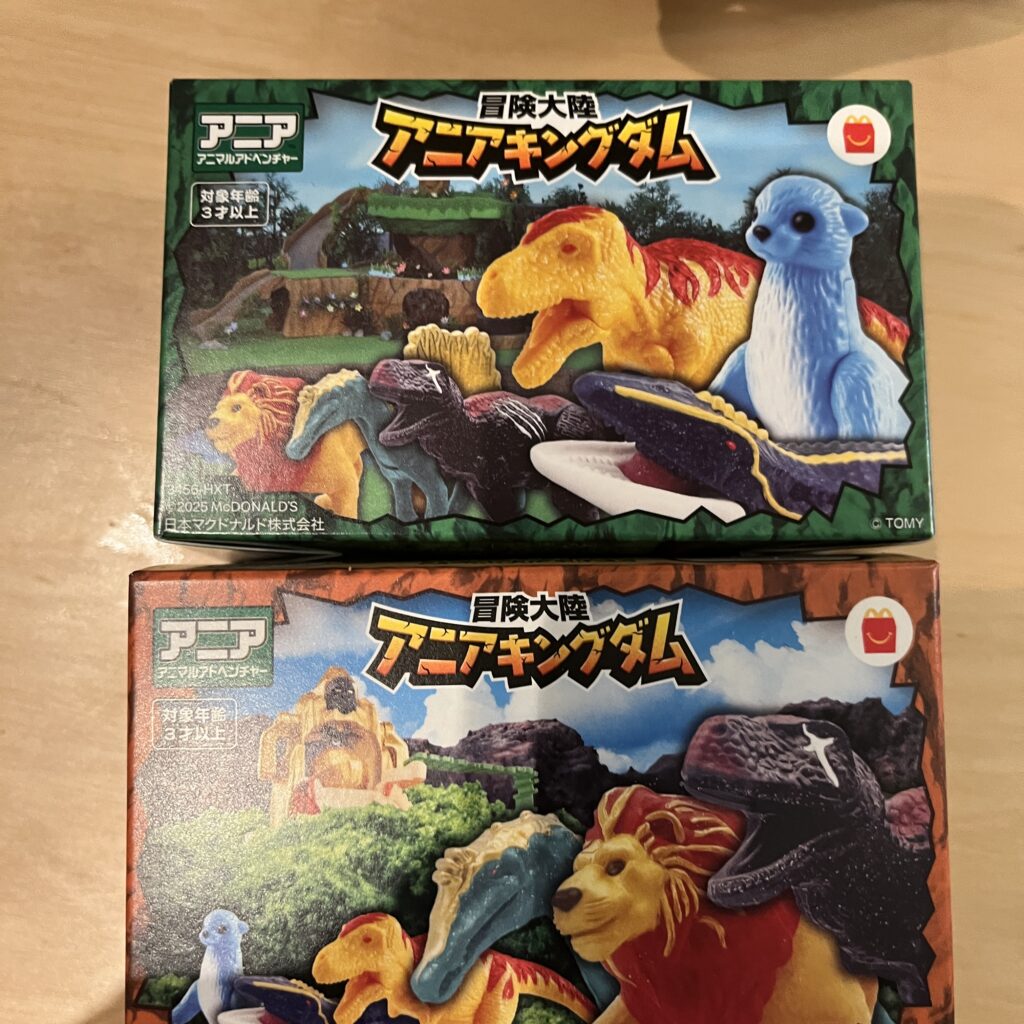 アニアのおもちゃ表面