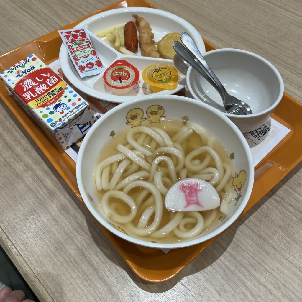 お子様うどん定食