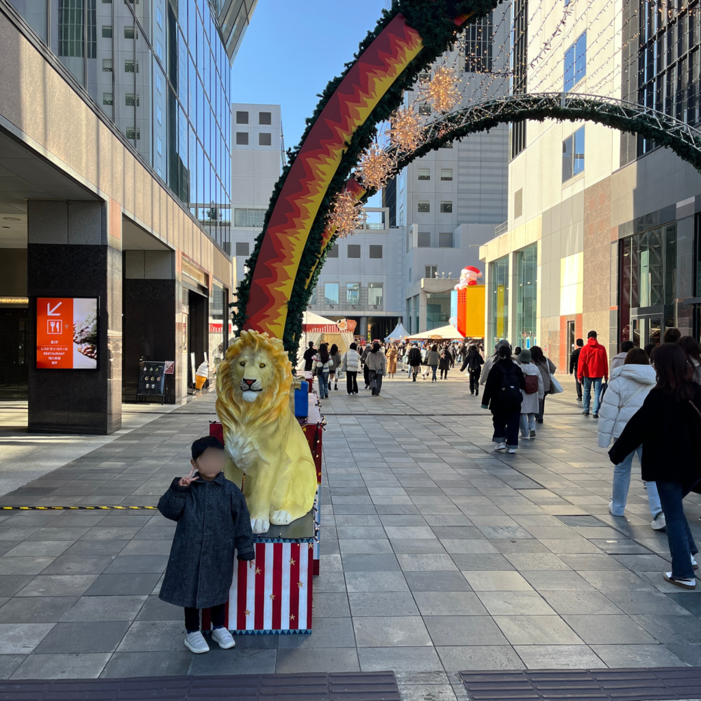 クリスマスマーケット会場入り口