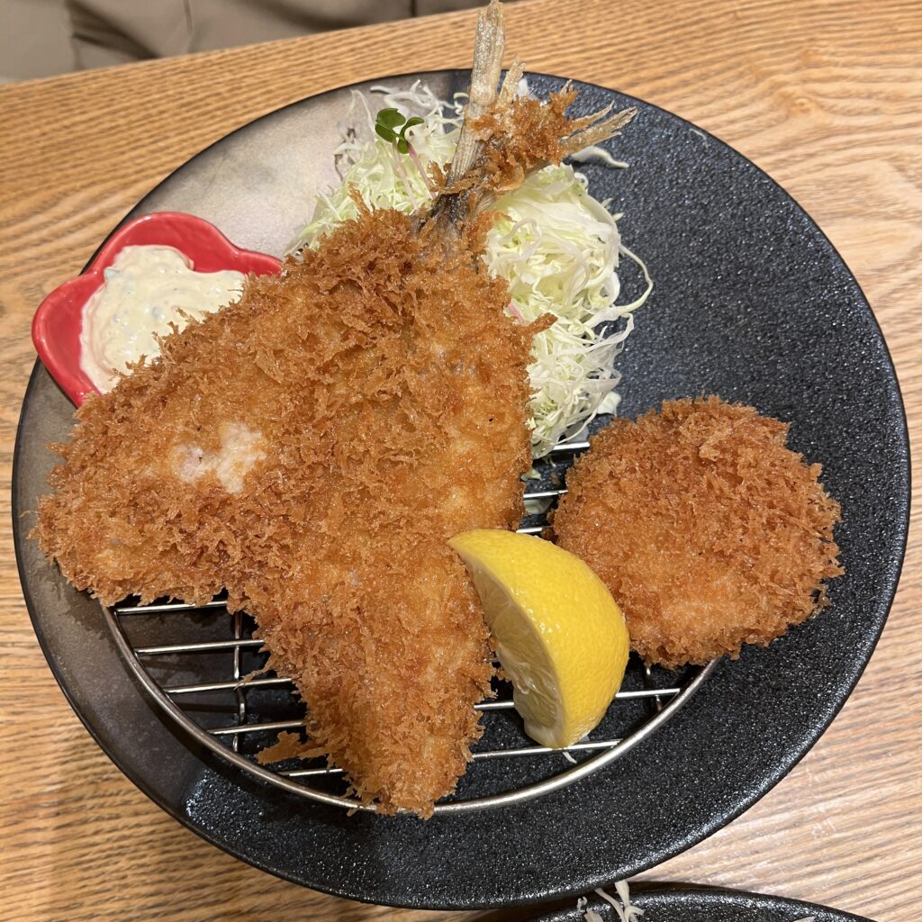 味フライとヒレカツ