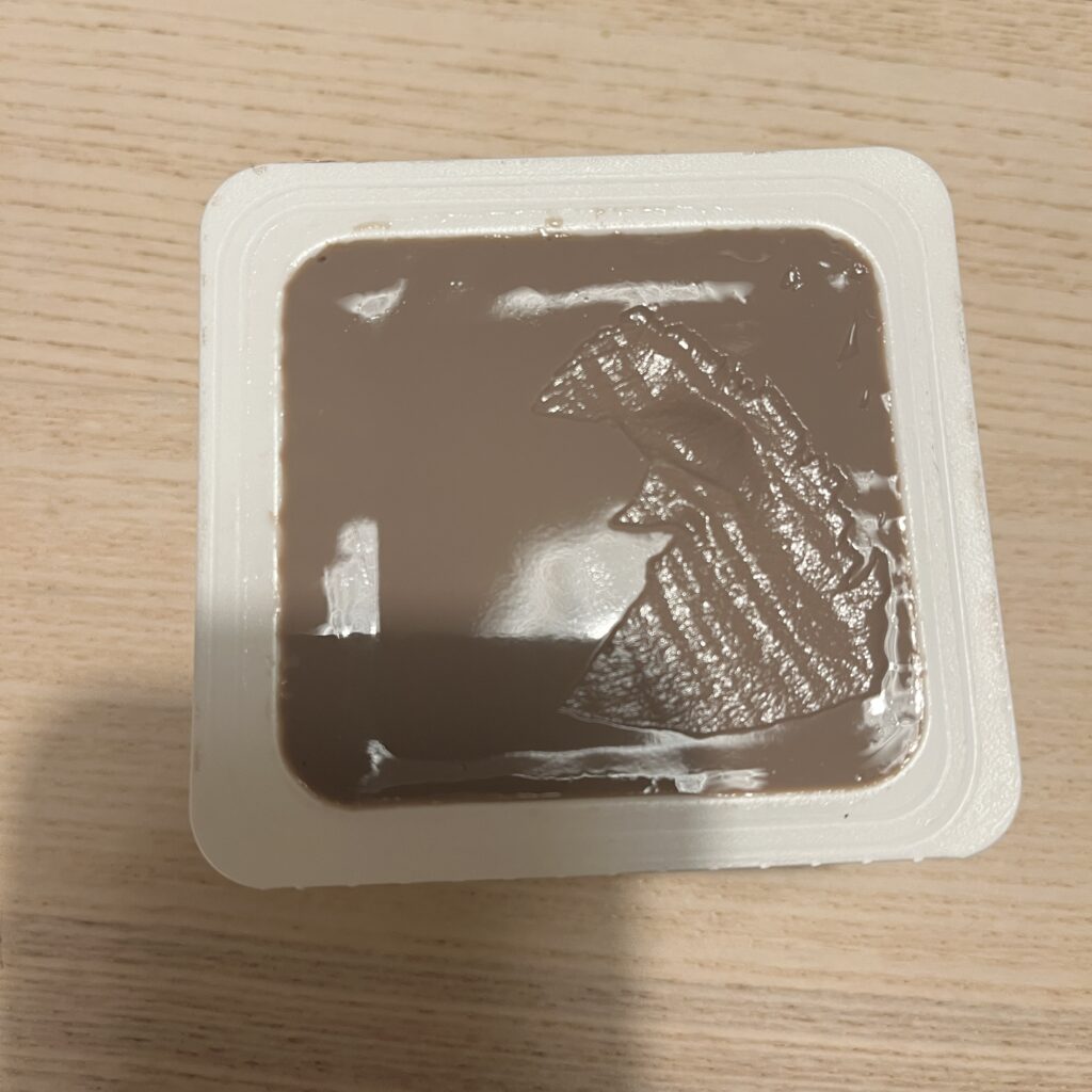 豆腐プリンを開梱したところ