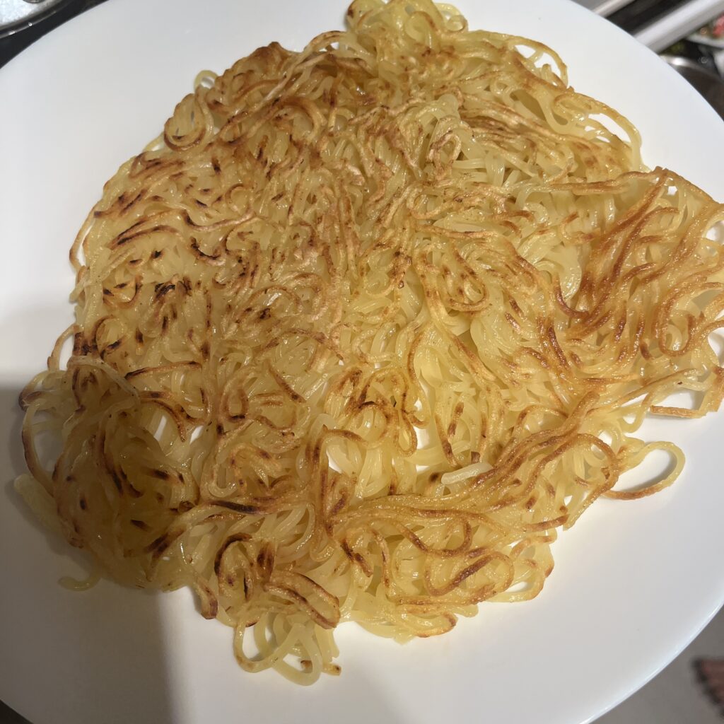 焼きそばを仕込んだ画像