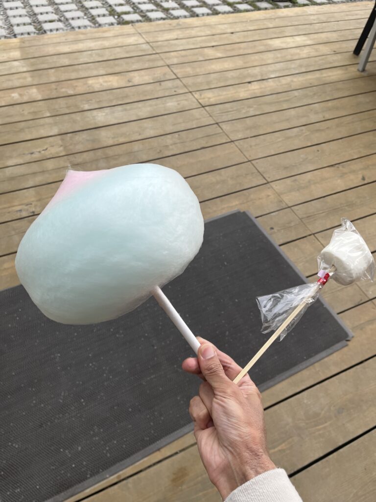綿あめとジャンボマシュマロ