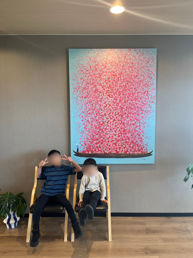 エントランスの芸術作品