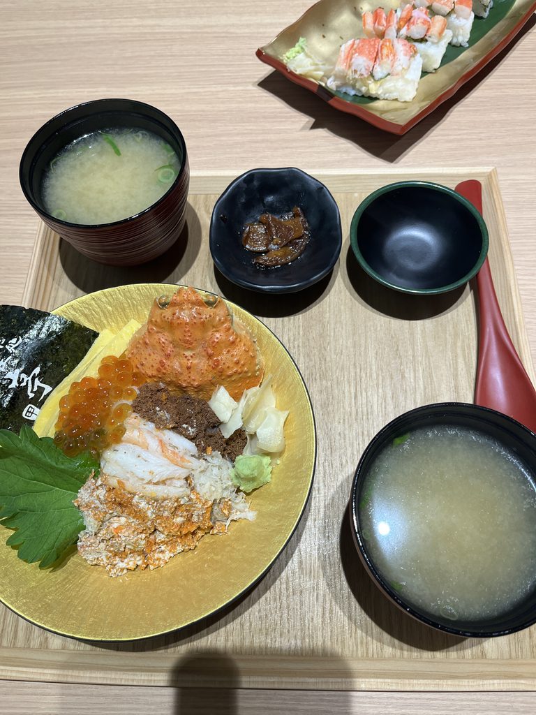 レストランで注文した定食